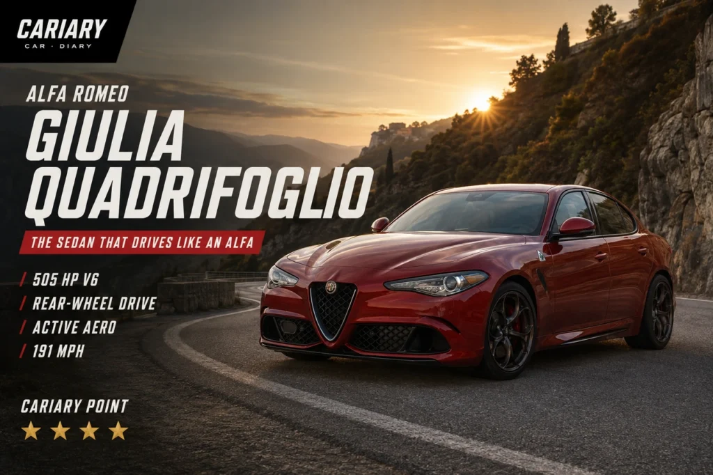 Alfa Romeo Giulia Quadrifoglio Review: The Sedan That Drives Like an Alfa