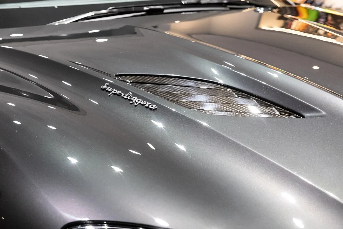 Aston Martin DBS Superleggera hood detail