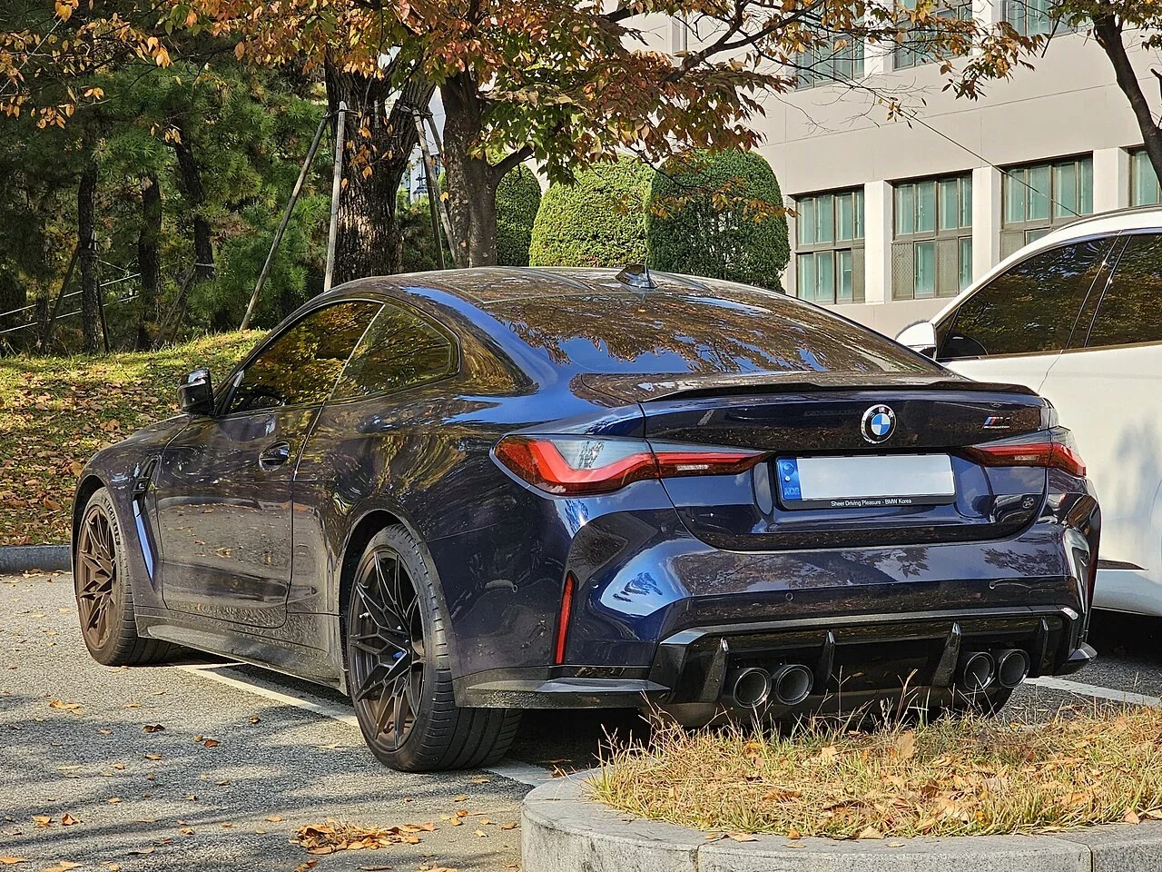 Early G82 BMW M4 Competition rear quarter
