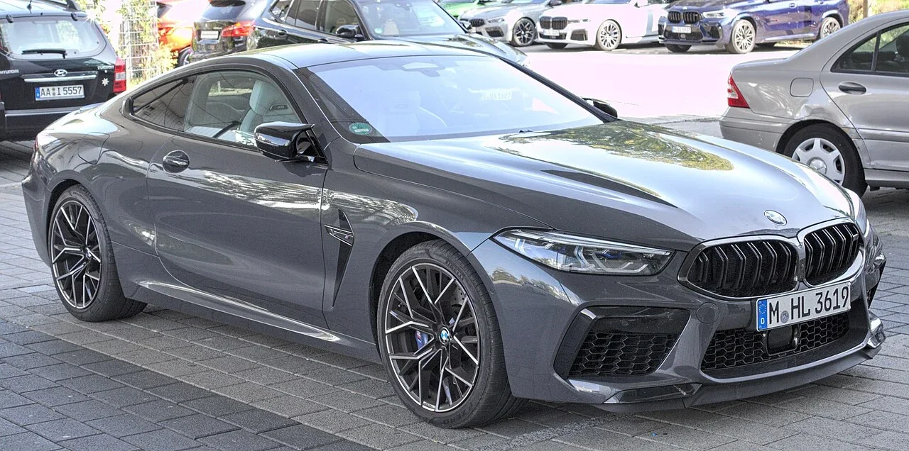 BMW M8 Competition F92 coupe front quarter
