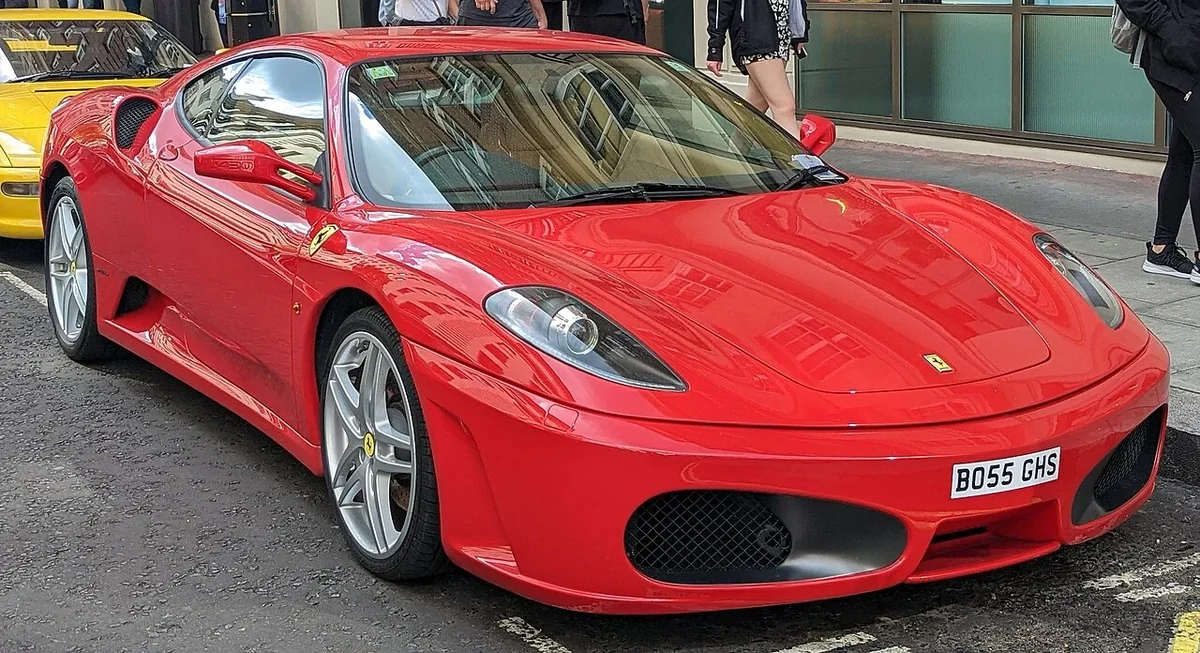 2005 Ferrari F430 F1 red coupe