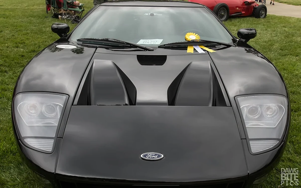 Black 2005 Ford GT front view