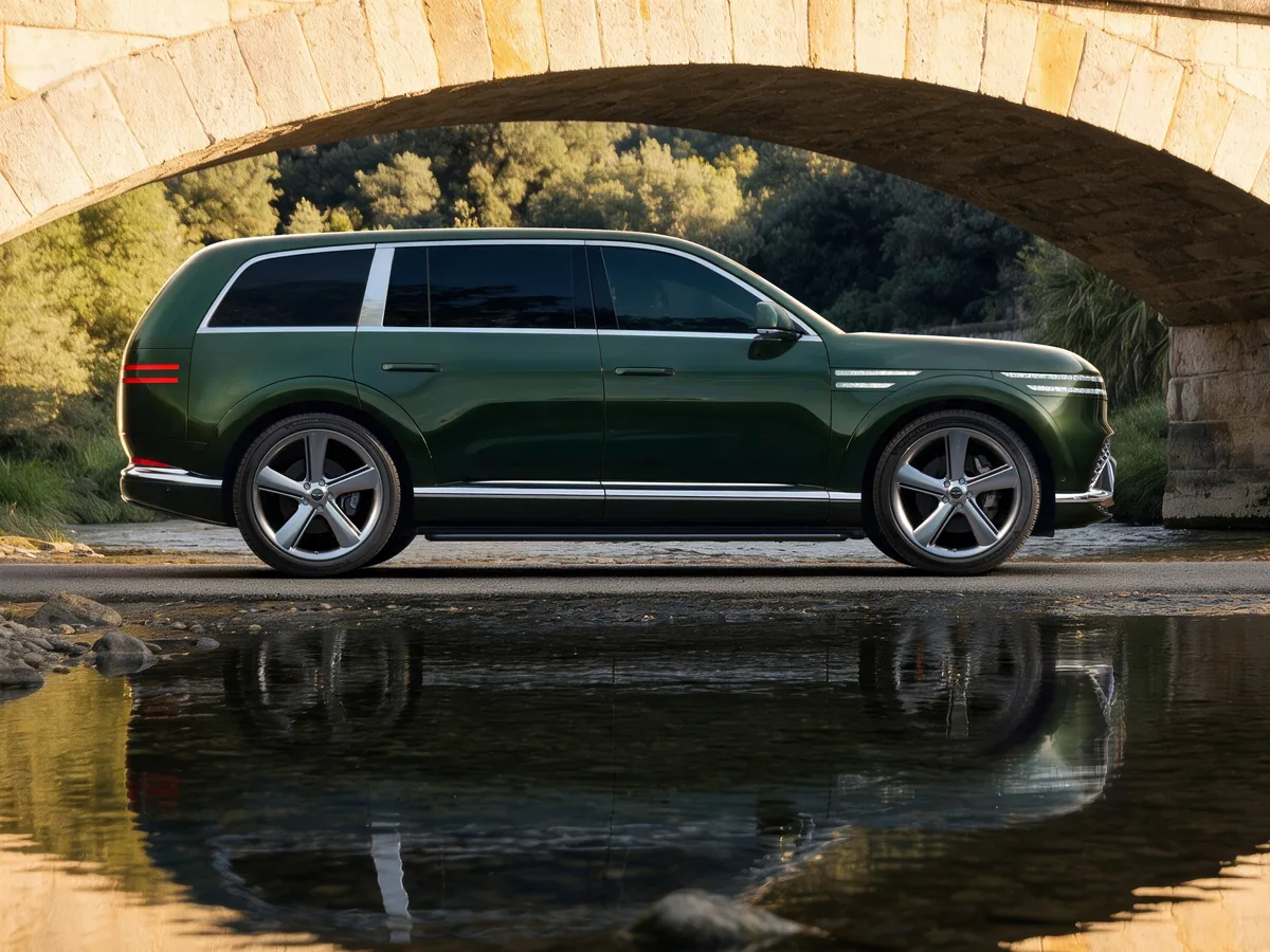 Green Genesis GV90 standard model shown in side profile