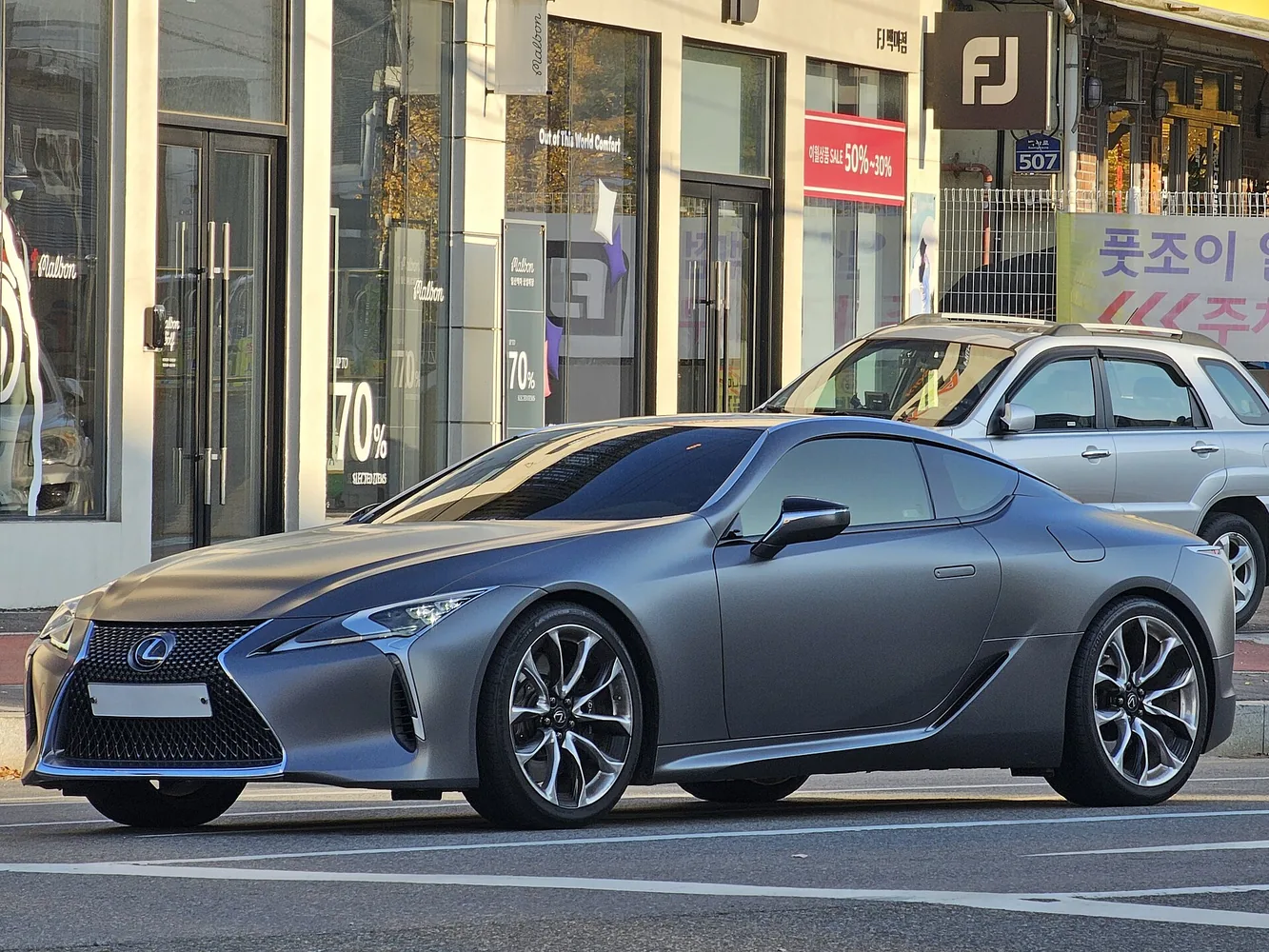 Lexus LC 500 URZ100 Matte Grey (1)