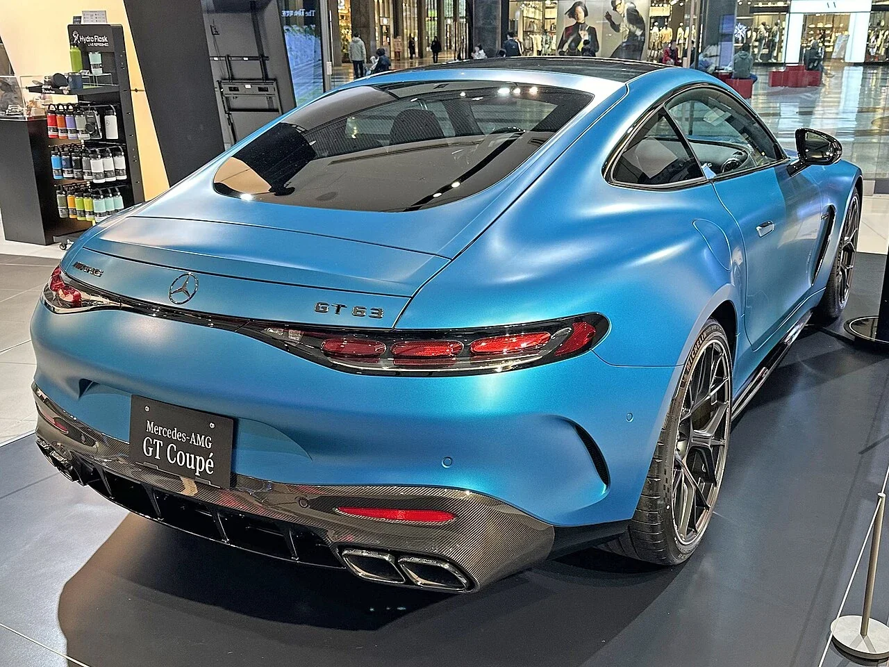 Mercedes-AMG GT 63 C192 rear three-quarter view