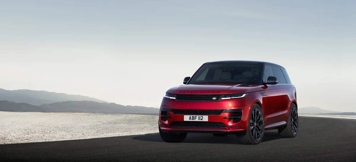 Red third-generation Range Rover Sport parked outdoors