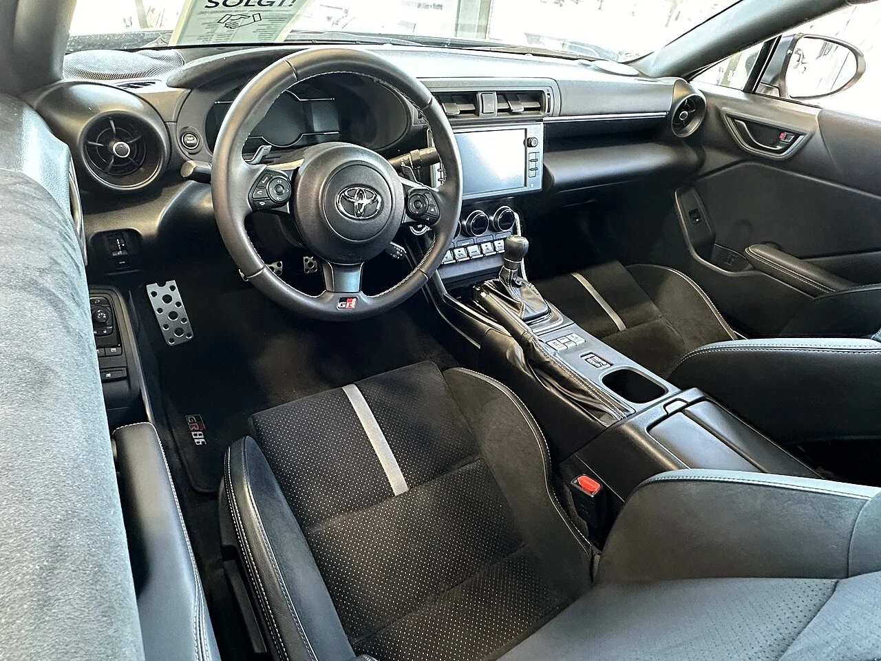Toyota GR86 left-hand-drive manual cockpit