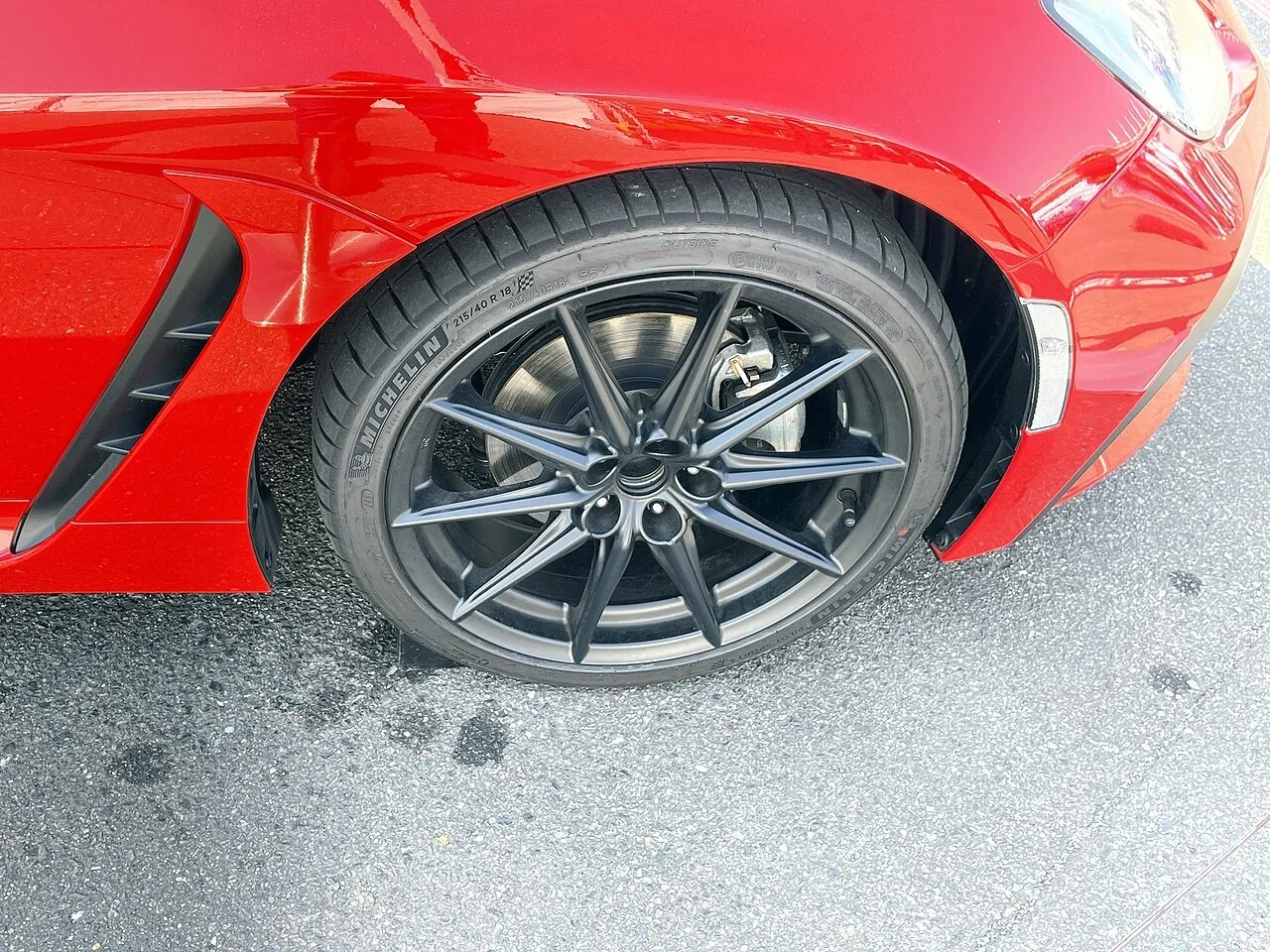 Toyota GR86 Japanese RZ manual wheel and brake