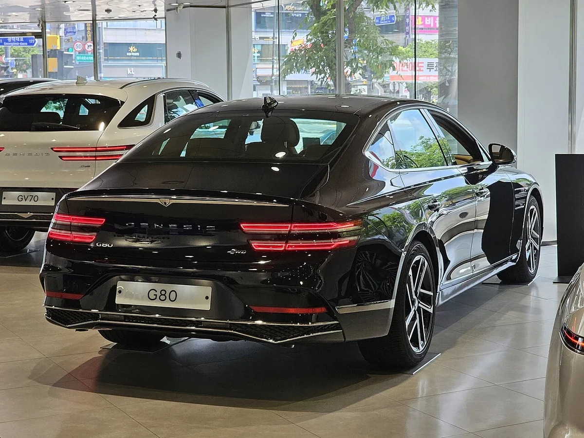 Genesis G80 2.5T facelift rear design