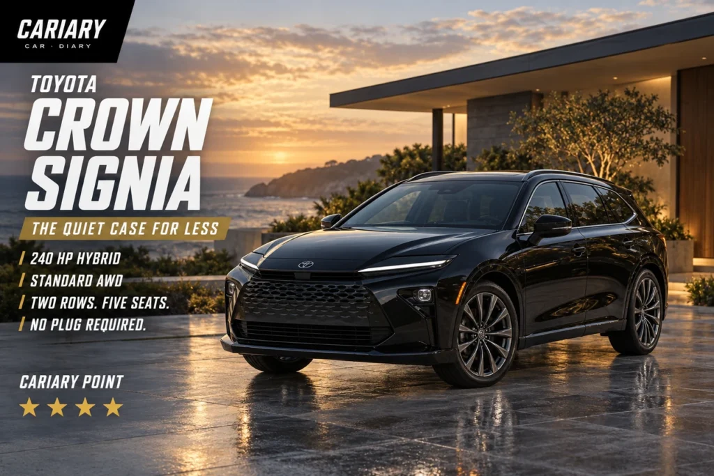 Toyota Crown Signia Review: The Quiet Case for Wanting Less