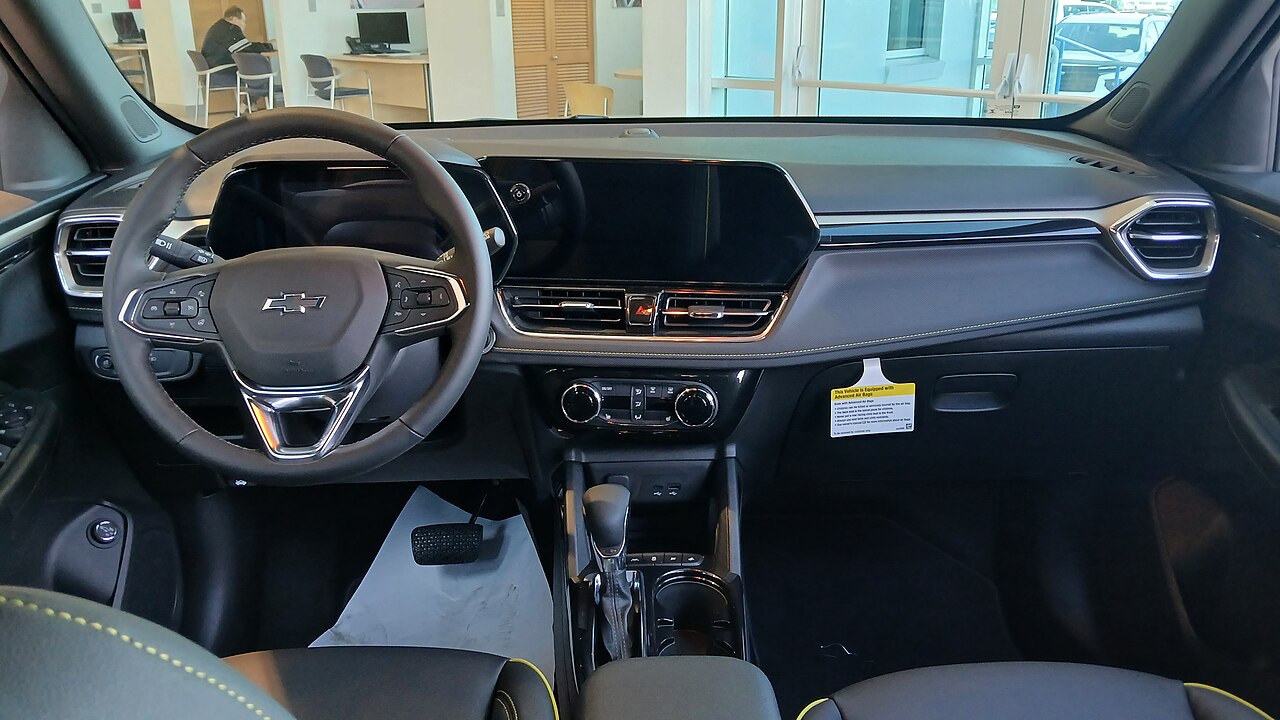 2024 Chevrolet Trailblazer refreshed dashboard
