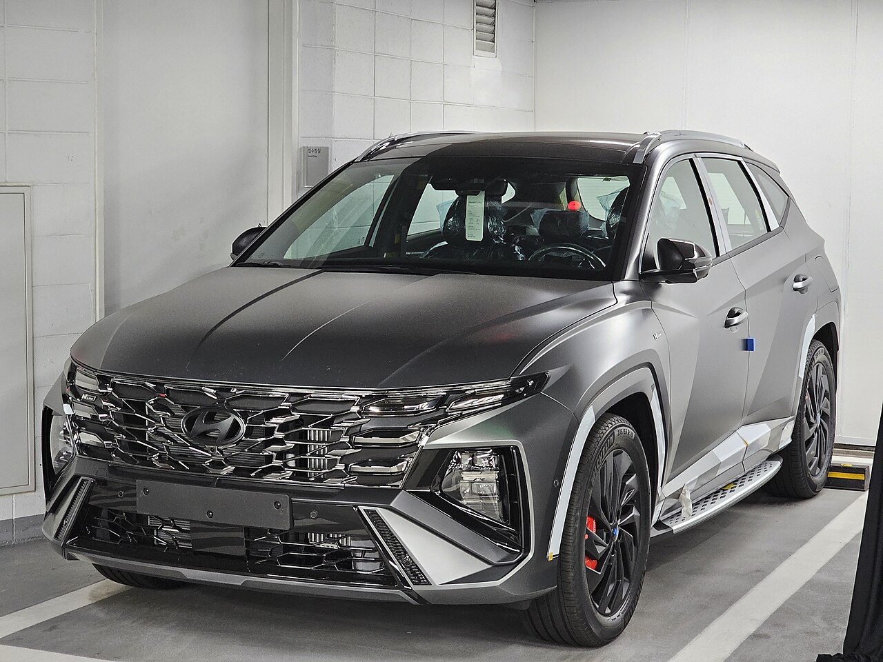 Refreshed Hyundai Tucson N Line parked outdoors