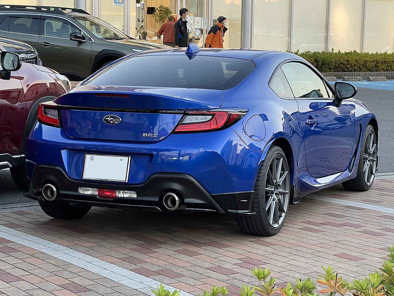 Blue Subaru BRZ ZD8 S rear