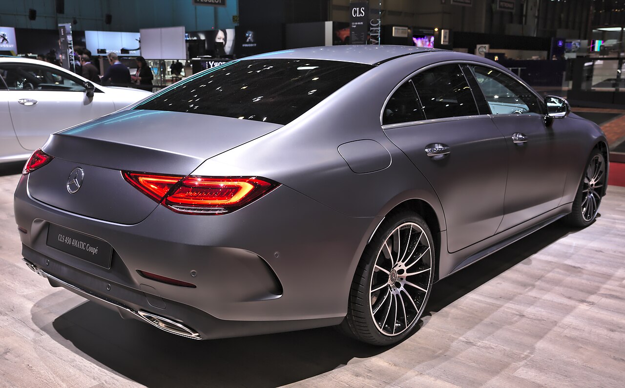 Mercedes-Benz CLS 450 4MATIC C257, rear three-quarter view