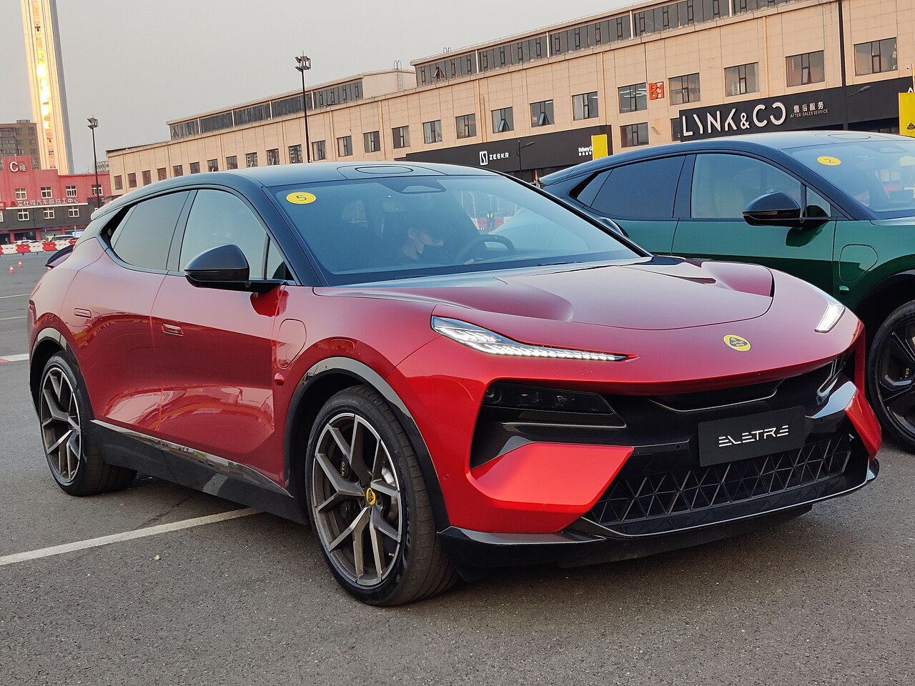 Red Lotus Eletre, front three-quarter view