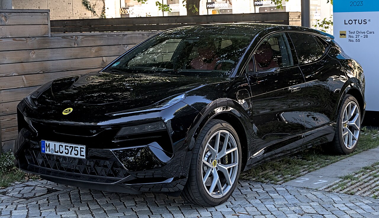 Black Lotus Eletre at IAA 2023, front and side view