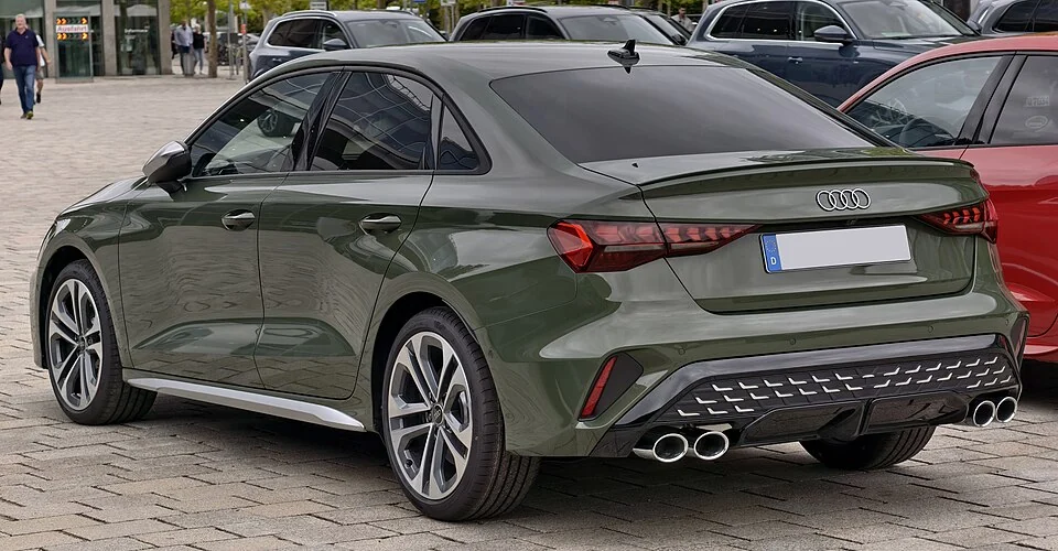 Facelift Audi S3 sedan 8Y, rear view