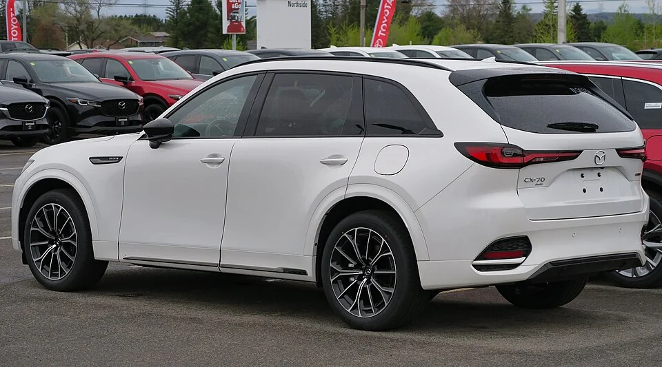 2025 Mazda CX-70, rear view