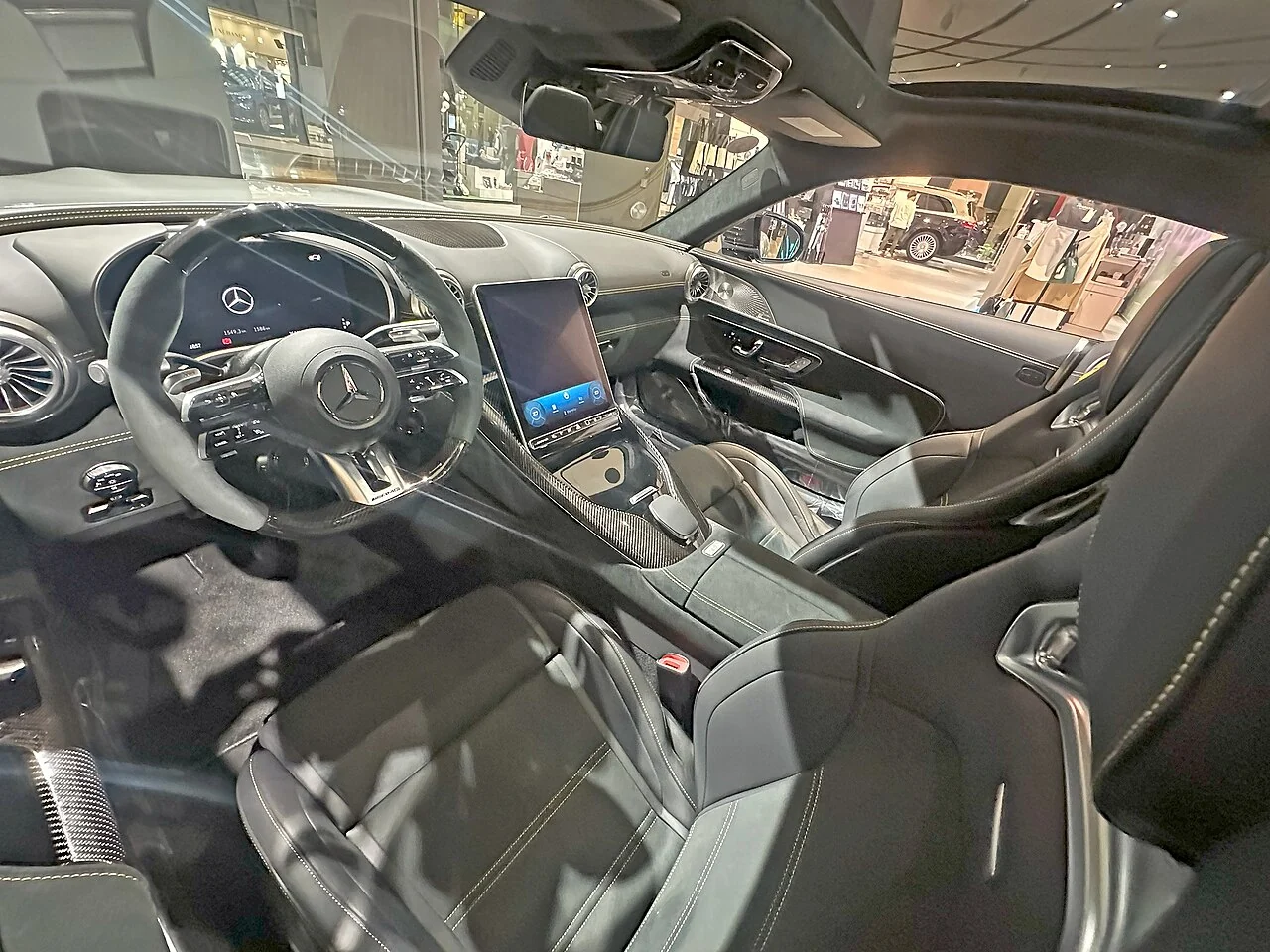 Mercedes-AMG GT 63 S E Performance C192 coupe interior view