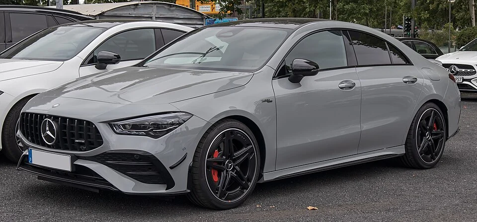Facelift Mercedes-AMG CLA 35 C118, front view