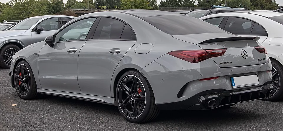 Facelift Mercedes-AMG CLA 35 C118, rear view